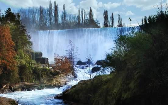 Cabanas Rucalhue Salto Del Laja Cabrero Exteriör bild